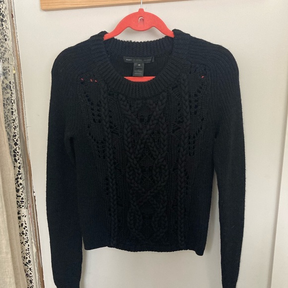 Marc by Marc Jacobs sz XS black merino wool sweater - Picture 2 of 6